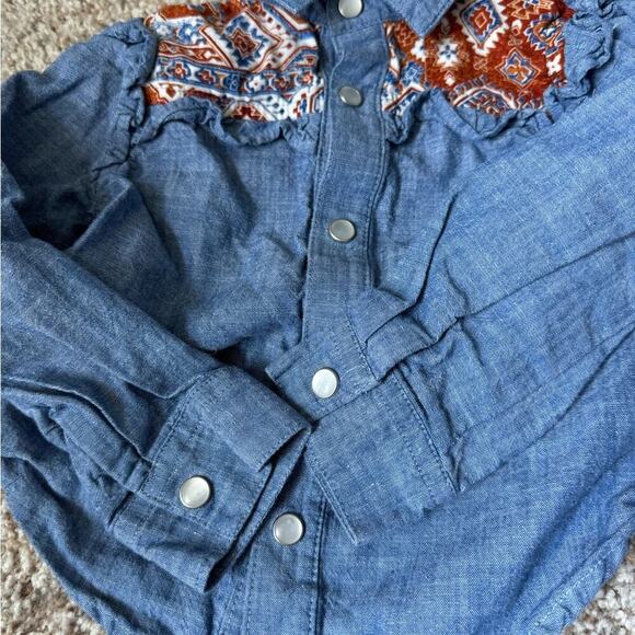 Cowboy shirt for toddler girl, size2T, Gymboree - Picture 5 of 6